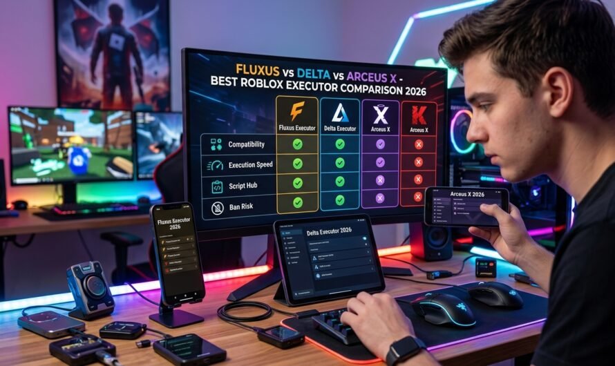 Fluxus vs Delta vs Arceus X – Best Roblox Executor Comparison 2026